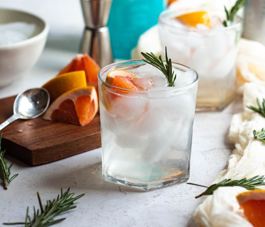 Rosemary Grapefruit Gin and Tonic