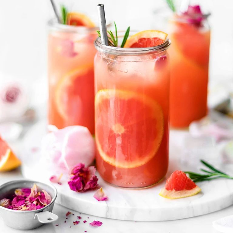 Rosemary Grapefruit Iced Tea