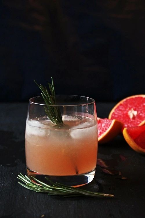Rosemary Grapefruit Sidecar