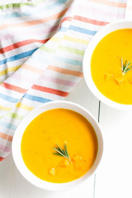 Rosemary Infused Squash Soup