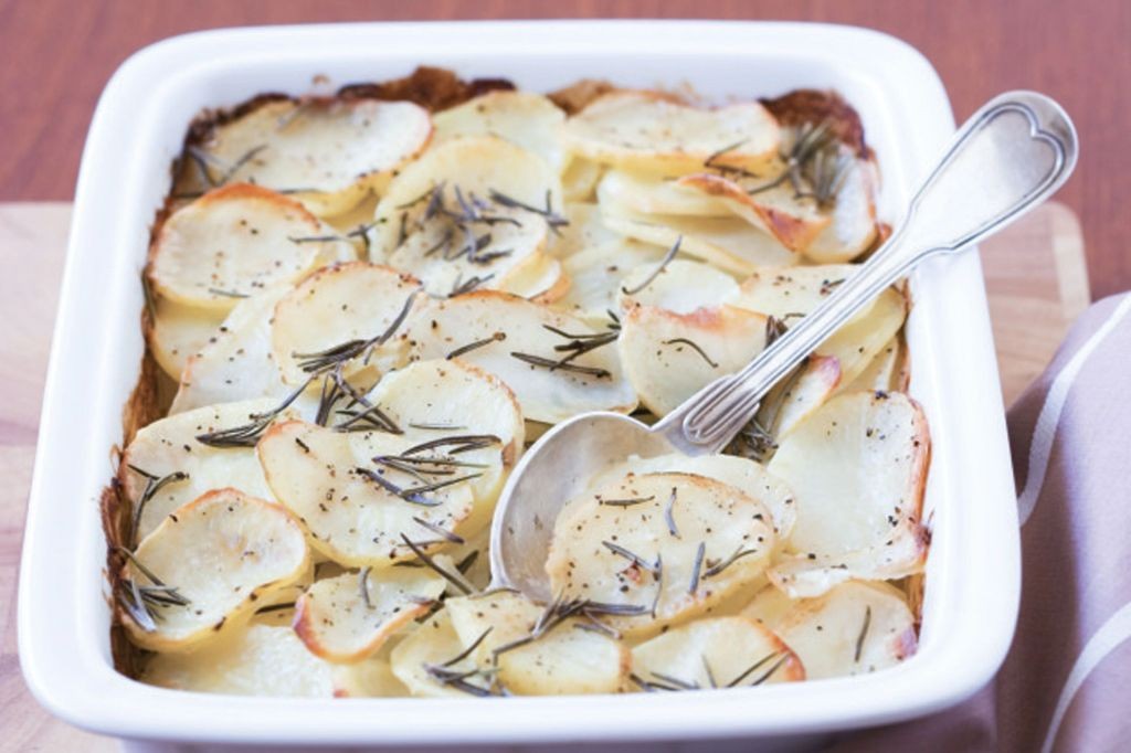 Rosemary and Garlic Scalloped Potatoes