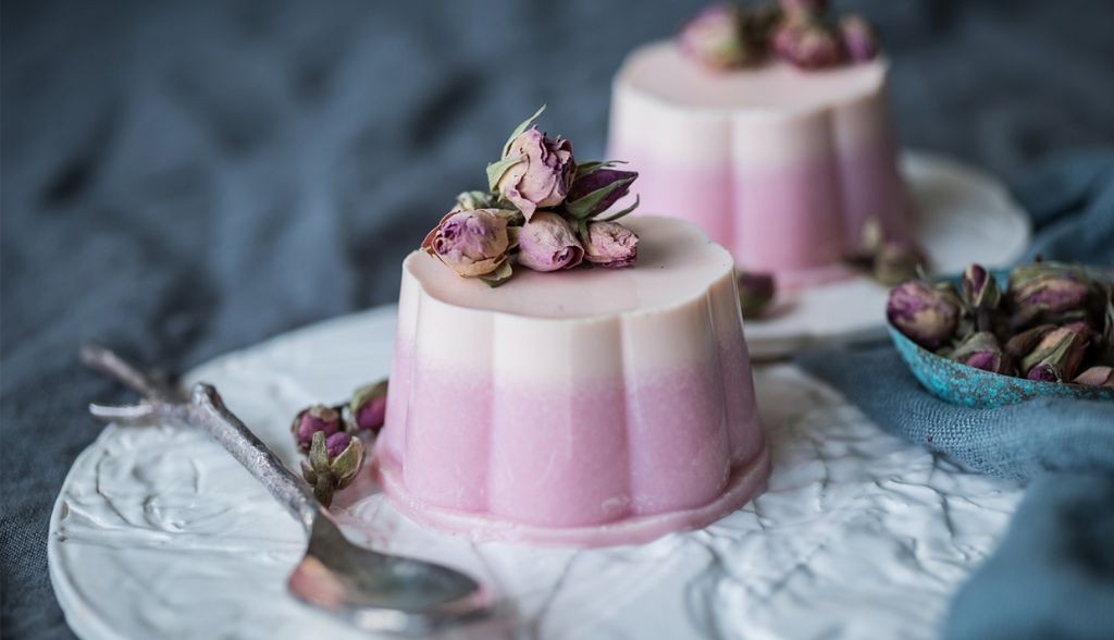Rosewater Panna Cotta
