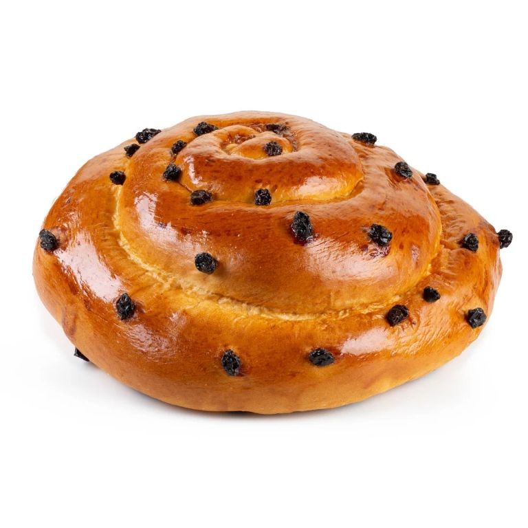 Round Raisin Studded Challah