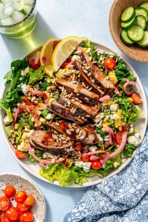 Round Steak Salad with Balsamic Dressing