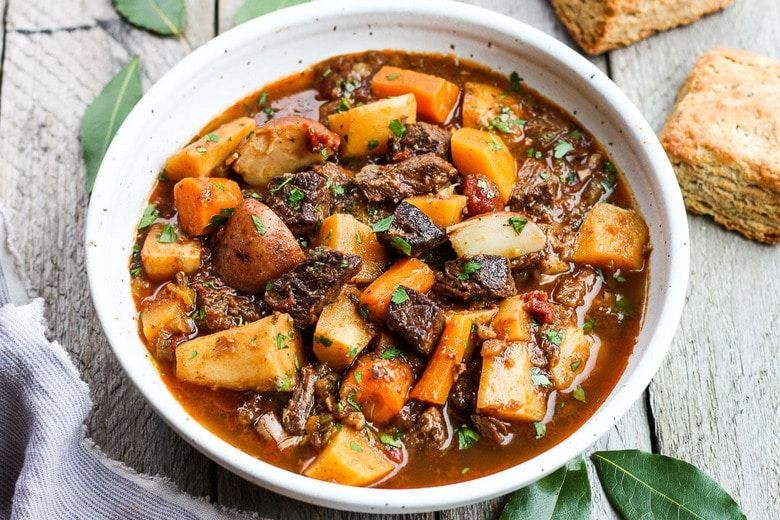 Round Steak Stew with Root Vegetables
