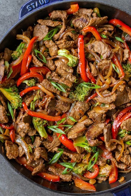 Round Steak Stir-Fry with Vegetables