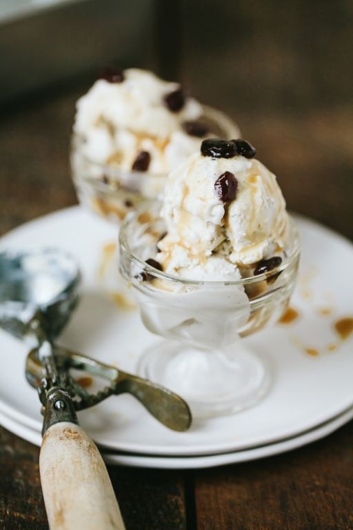 Rum Raisin Coconut Ice Cream