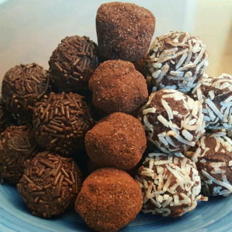 Rum-Infused Chocolate Truffles