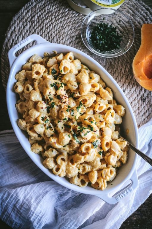 Rustic Brie and Butternut Squash Pasta