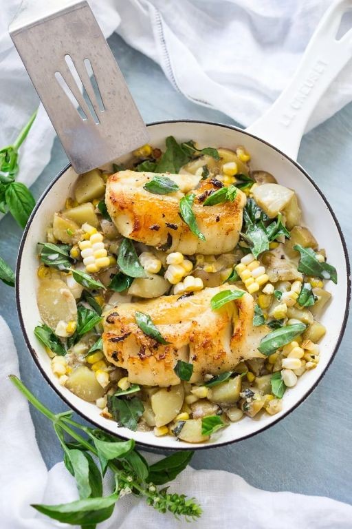 Sablefish Chowder with Sweet Corn