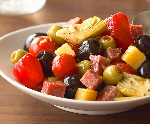 Salami and Olive Antipasto Salad