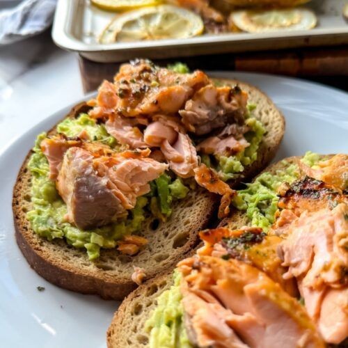 Salmon and Avocado Toast on Gluten-Free Bread