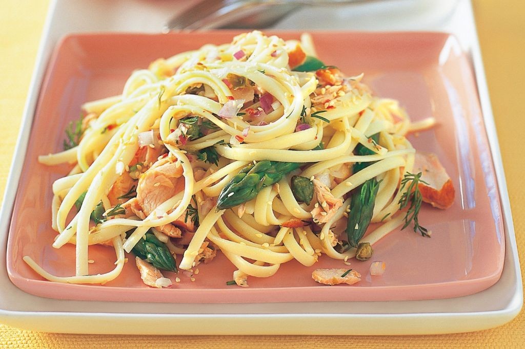 Salmon and Chili Pasta