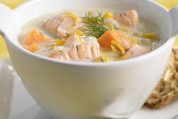 Salmon and Sweet Potato Chowder
