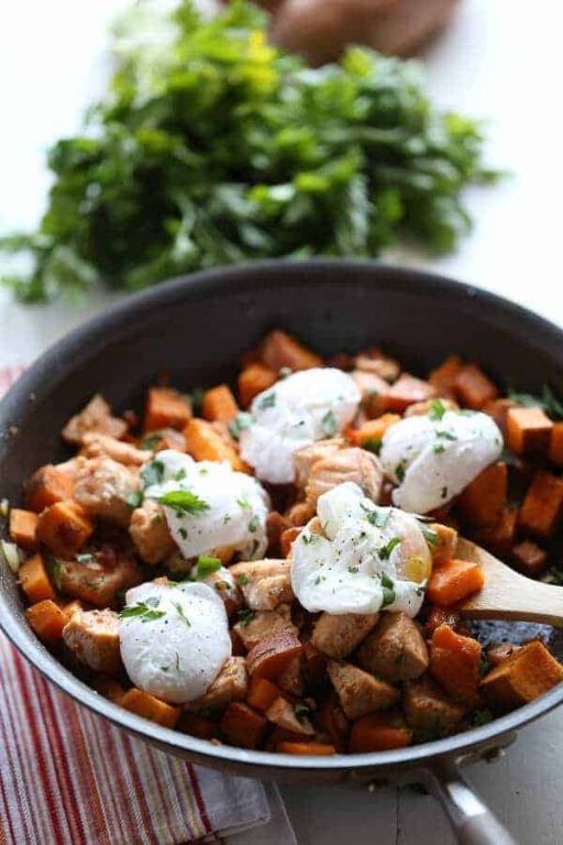 Salmon and Sweet Potato Hash