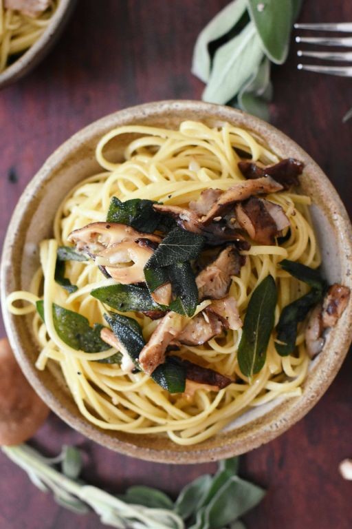 Salsify Pasta with Brown Butter and Sage