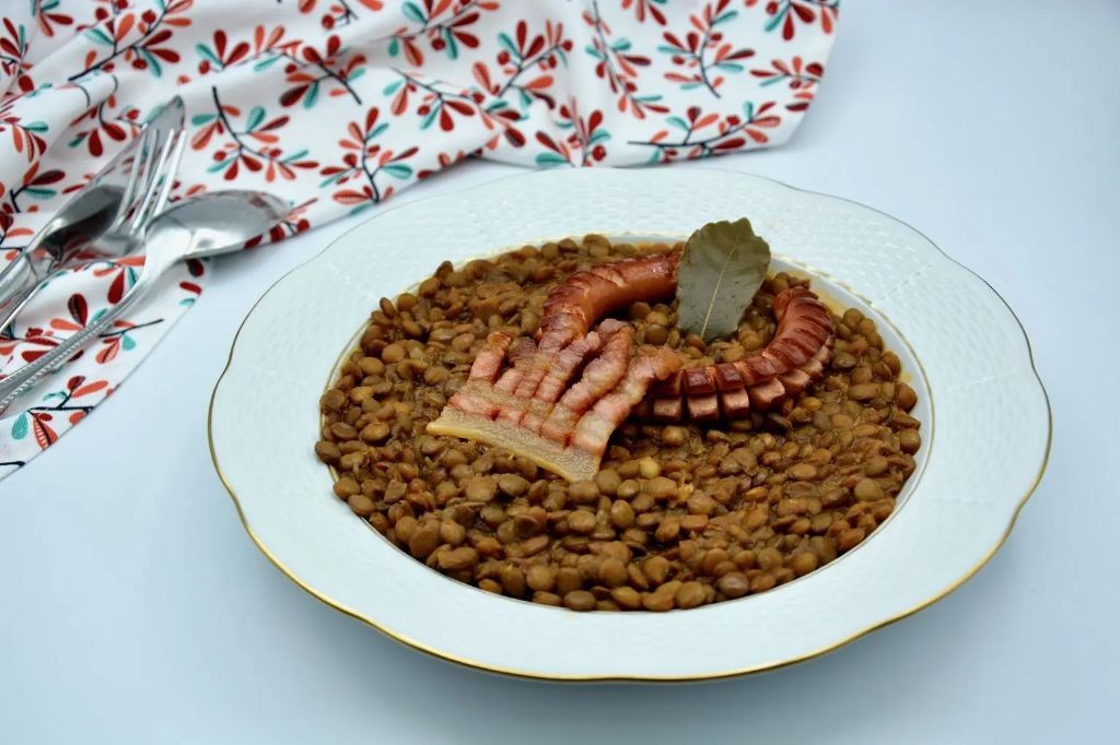 Salsify and Lentil Stew