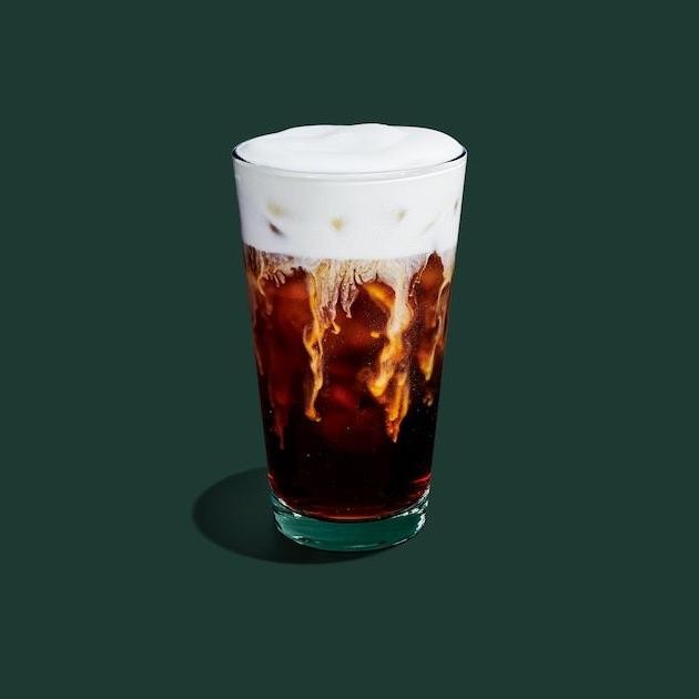 Salted Caramel Cream Cold Brew Latte