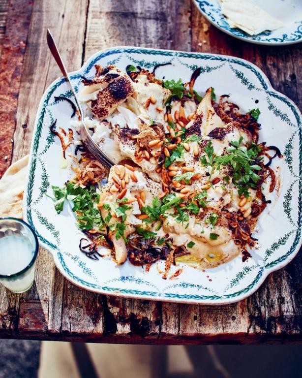 Samak Maqli (Fried Fish with Tahini Sauce)