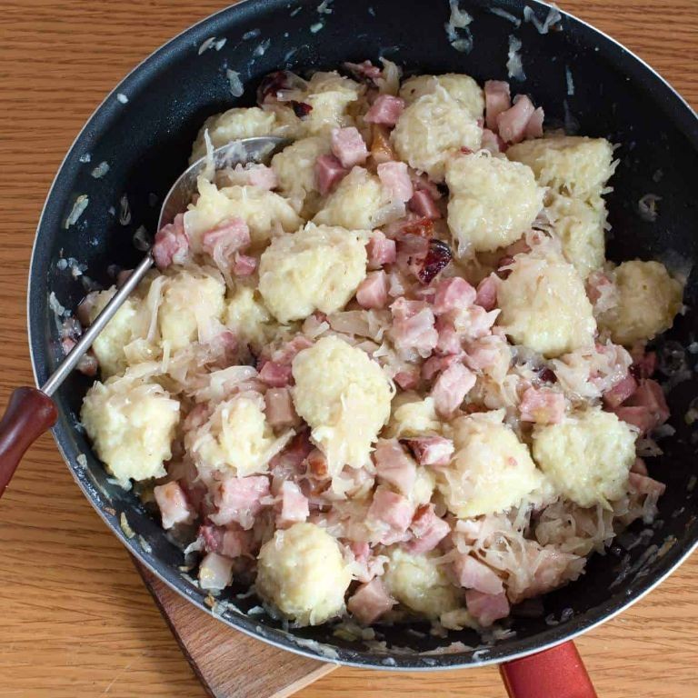 Sauerkraut and Potato Dumplings