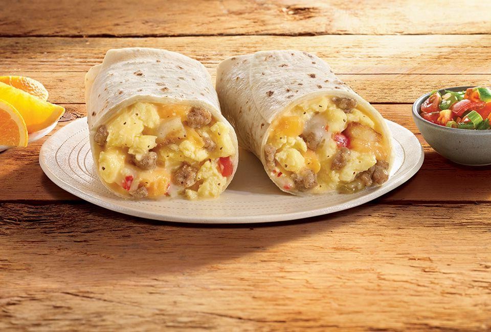 Sausage and Potato Breakfast Wrap