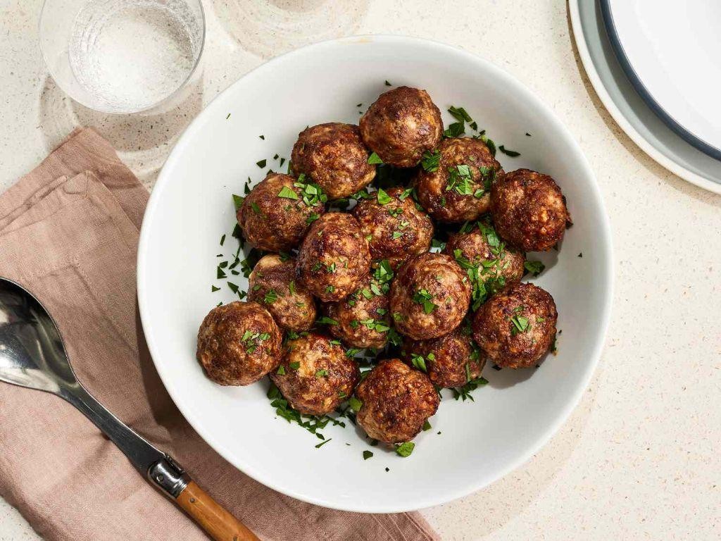 Savory Air Fryer Meatballs