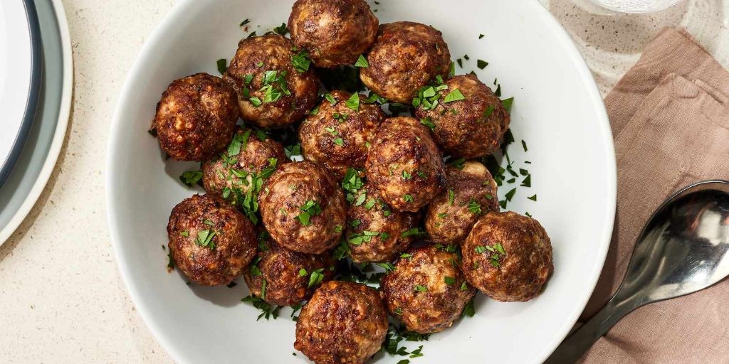 Savory Air Fryer Oven Meatballs