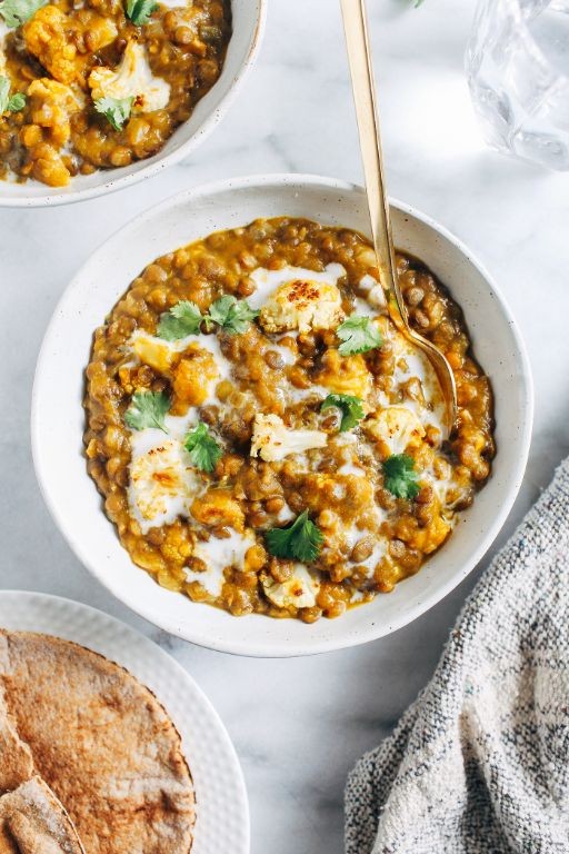 Savory Butternut Squash and Lentil Curry