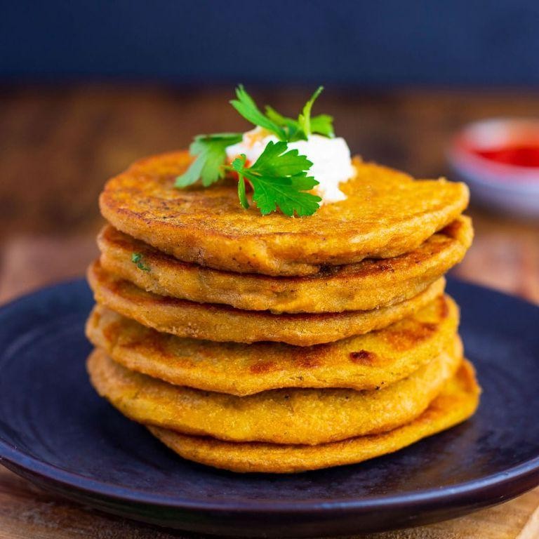 Savory Canned Lentil Pancakes