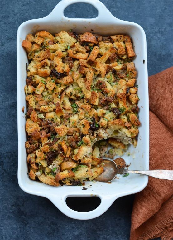 Savory Herb Stuffing with Sausage