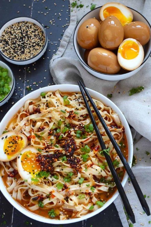Savory Soy Sauce Ramen with Soft-Boiled Egg