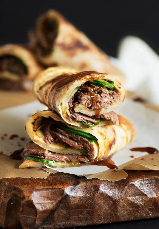 Scallion Pancake Wrapped Potstickers