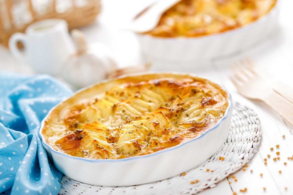 Scalloped Corn and Potato Gratin