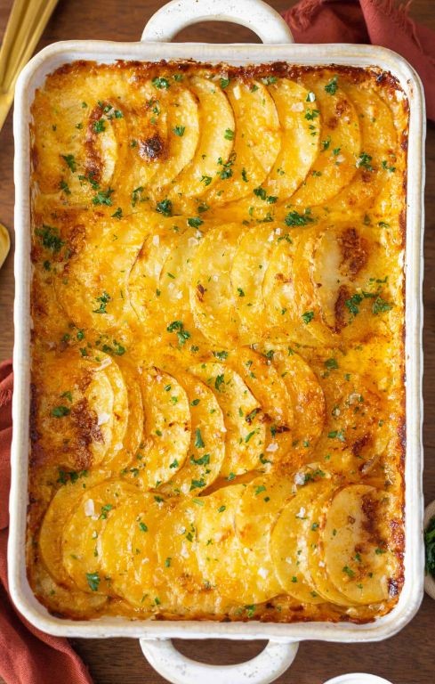 Scalloped Potatoes with Smoked Gouda