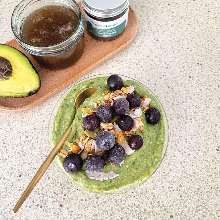 Sea Moss and Avocado Green Smoothie