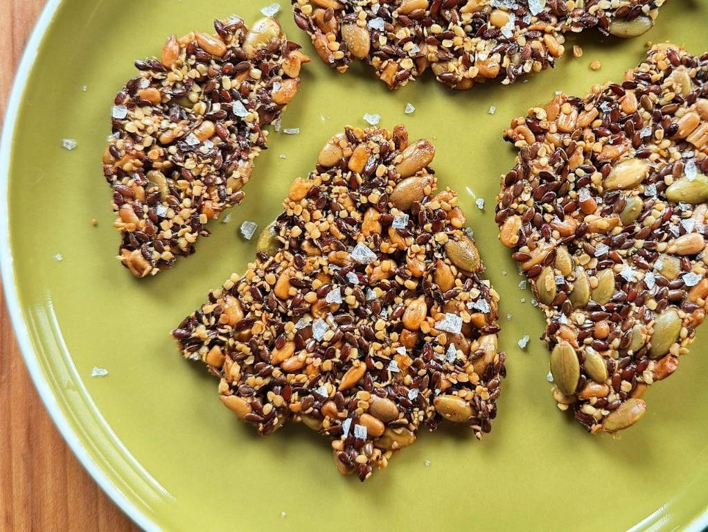 Sea Moss and Flaxseed Crackers