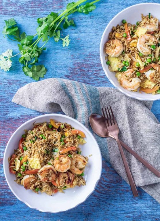 Seafood Arroz Chaufa with Scallops