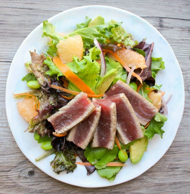 Seared Ahi Salad with Citrus Vinaigrette