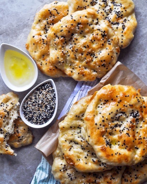 Sesame Seed Flatbread