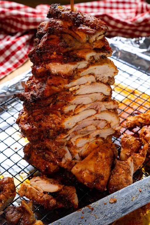 Shawarma-Style Roasted Chicken Thighs