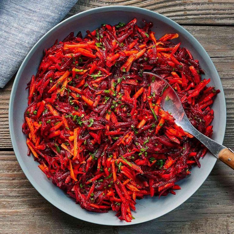 Shredded Carrot and Beetroot Salad