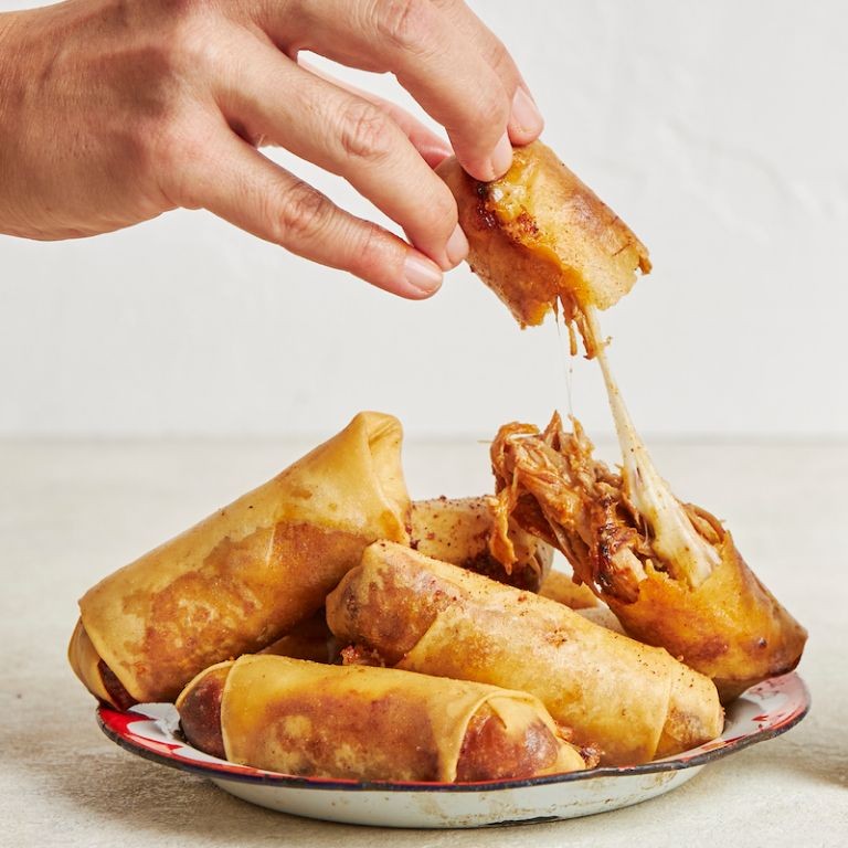 Shredded Pork Spring Rolls