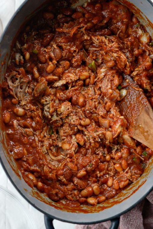 Shredded Pork and Bean Chili