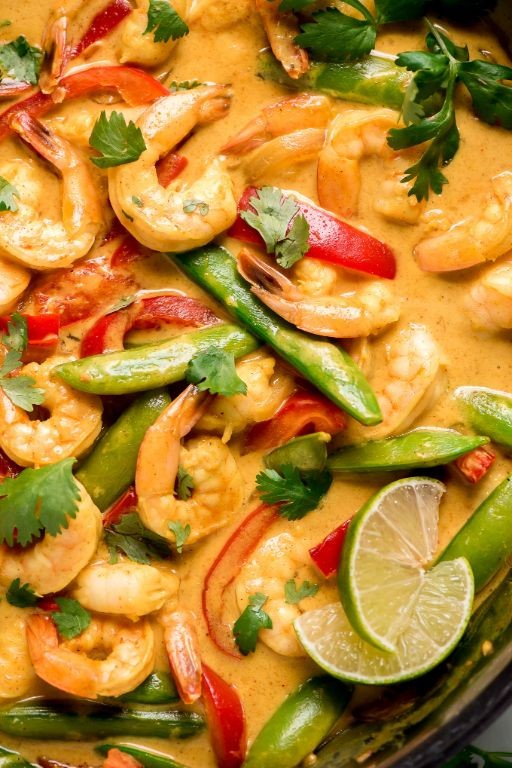 Shrimp Curry with Bell Peppers