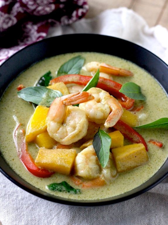 Shrimp Curry with Mango and Lime