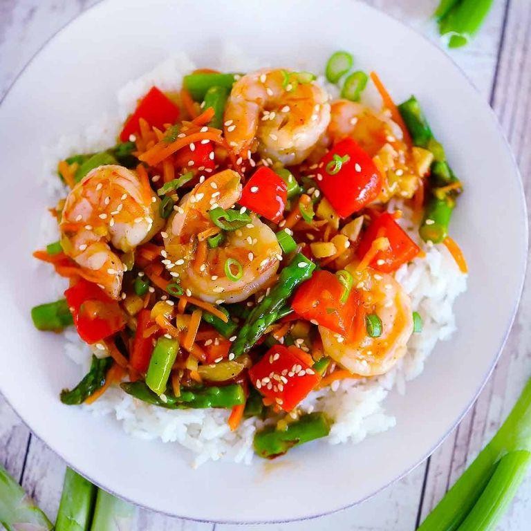 Shrimp Stir-Fry with Vegetables