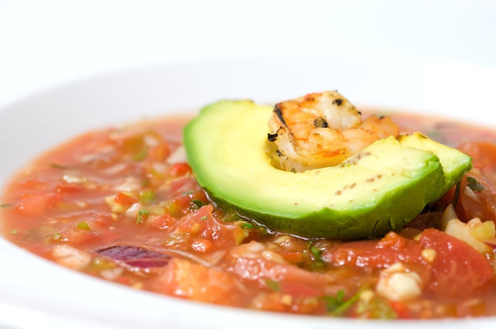 Shrimp and Avocado Gazpacho