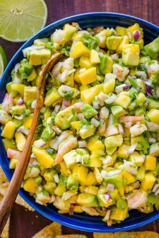 Shrimp and Mango Salsa