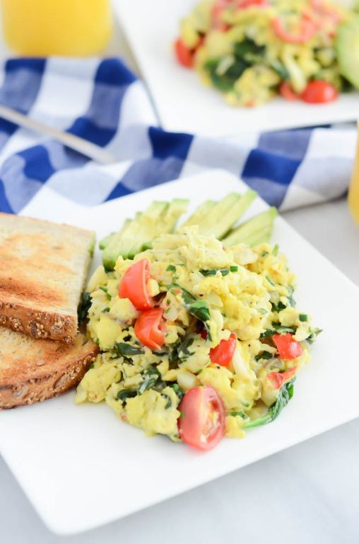 Simple Crab Meat Scramble