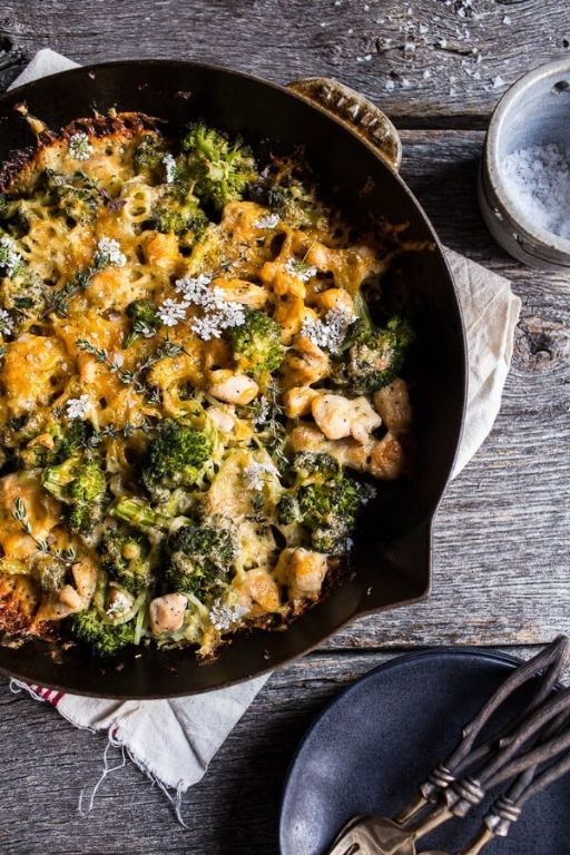 Skillet Chicken and Broccoli Casserole